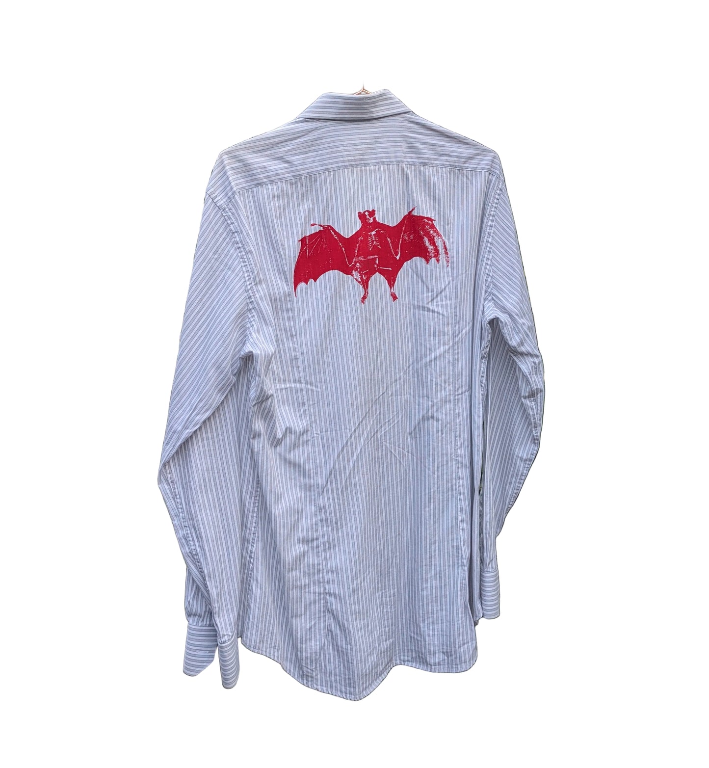 Leif : UPCYCLED - TOP (skull / bat)