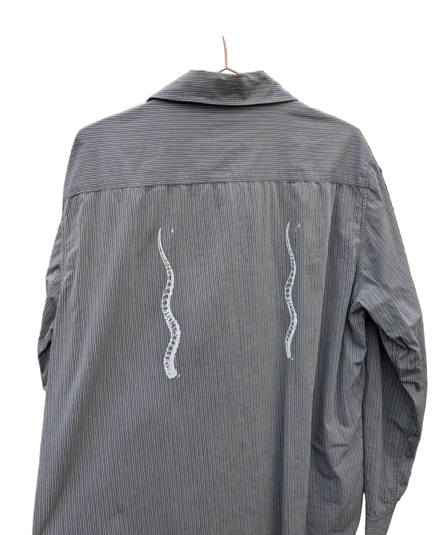 Leif : UPCYCLED - TOP (skull/horns)