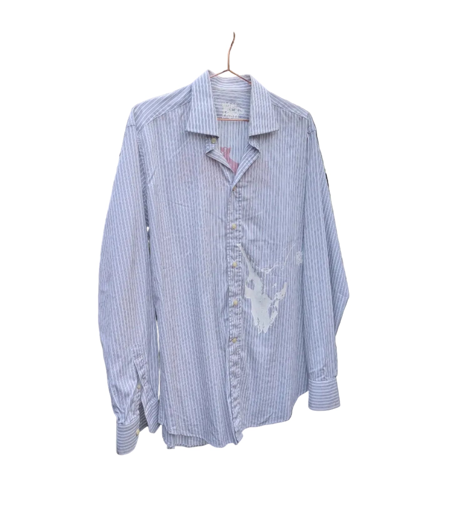 Leif : UPCYCLED - TOP (skull / bat)