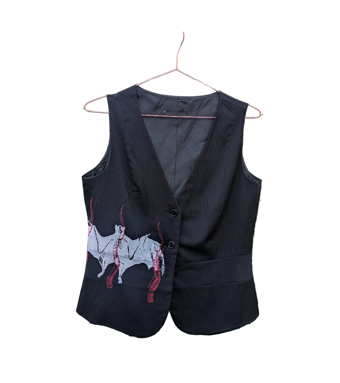 Leif : UPCYCLED - VEST (bat/horns)