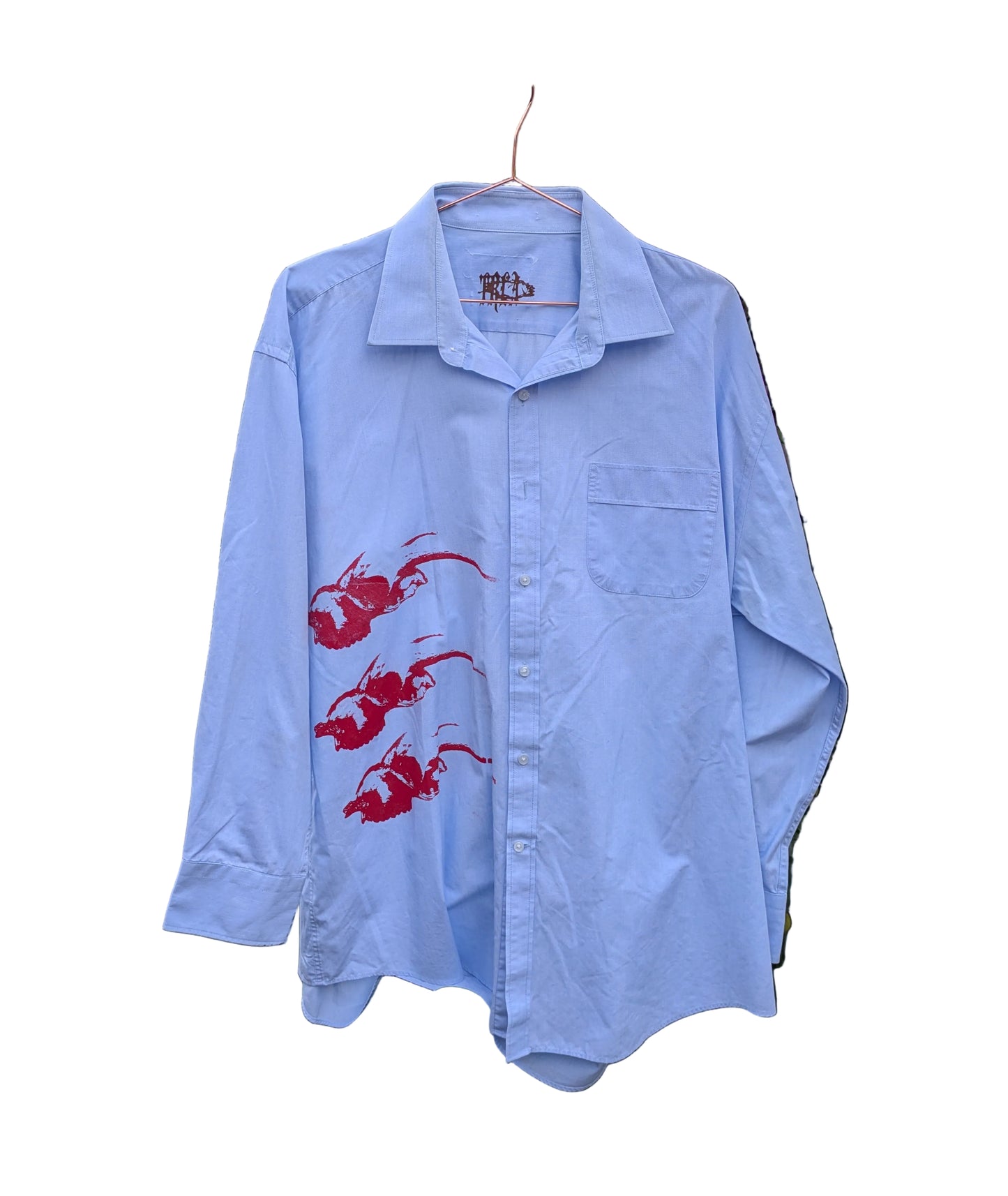 Leif : UPCYCLED - TOP (skulls)