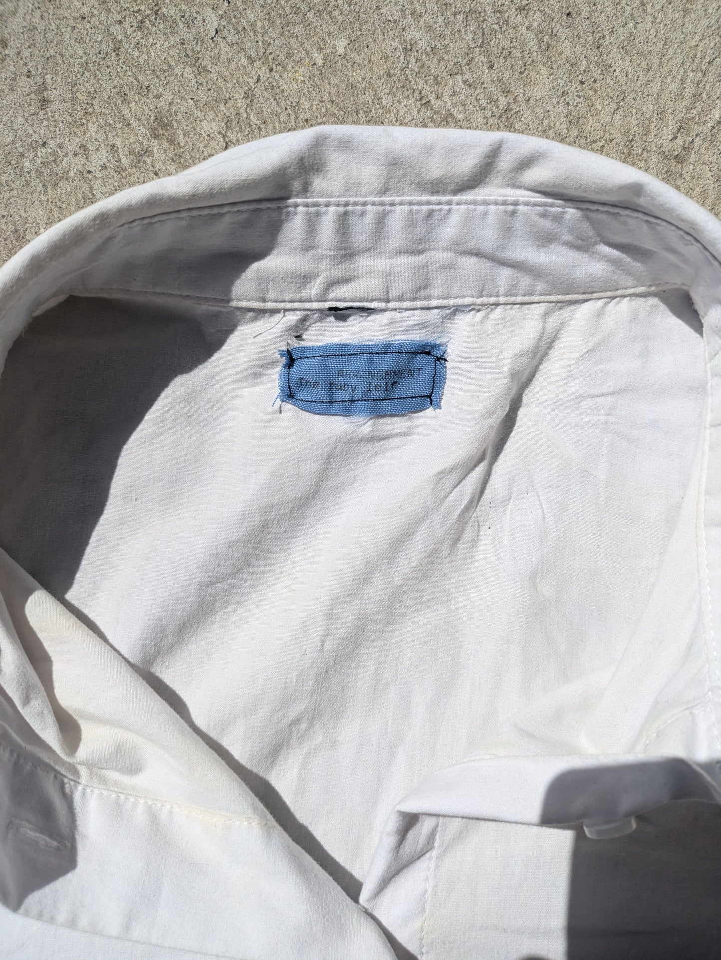 1:1 Recycled White Button Up