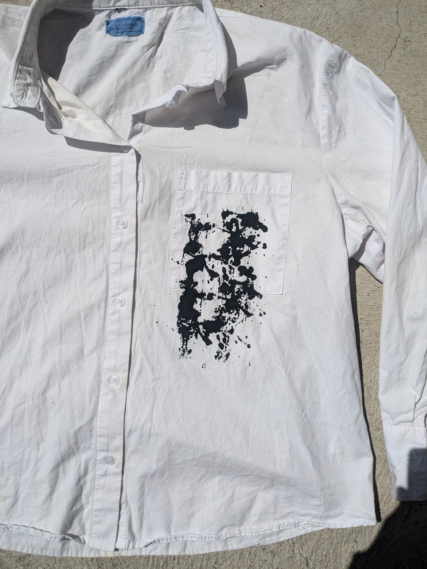 1:1 Recycled White Button Up